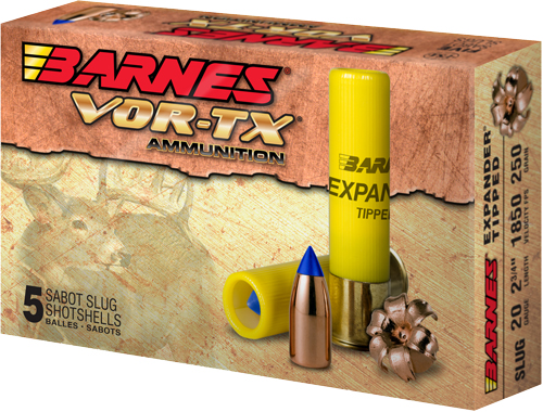 BARNES VOR-TX 20GA 3" 250GR 5/100 - for sale