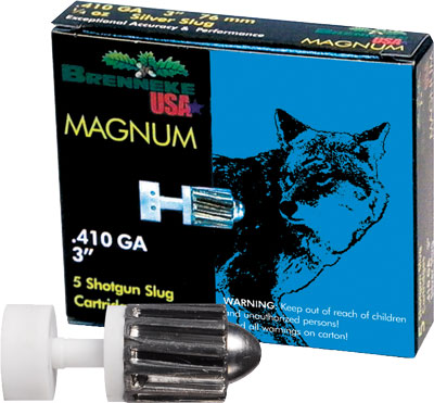 BRENNEKE USA CLASSIC MAG 410 3" 1/4OZ SLUG 5RD 90BX/CS - for sale