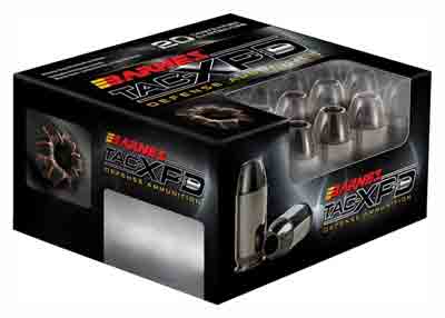 BARNES TAC-XPD 9MM LUGER +P 115GR TAC XP 20RD 10BX/CS - for sale