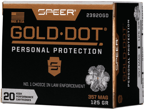 SPEER GOLD DOT 357 MAGNUM 125GR GDHP 20RD 10BX/CS - for sale