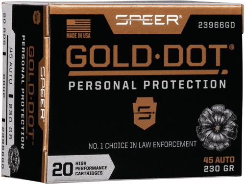 SPEER GOLD DOT 45 ACP 230GR GDHP 20RD 10BX/CS - for sale