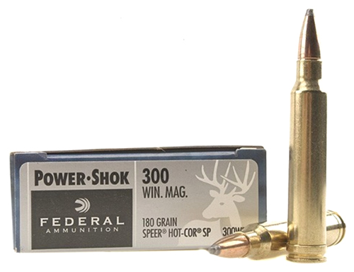 FEDERAL POWER-SHOK 300 WIN MAG 180GR SP 20RD 10BX/CS - for sale