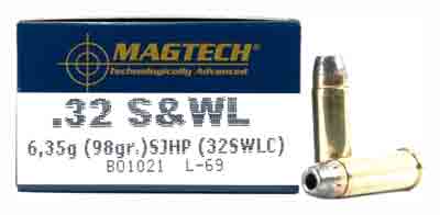 MAGTECH 32 S&W LONG 98GR SEMI JHP 50RD 20BX/CS - for sale