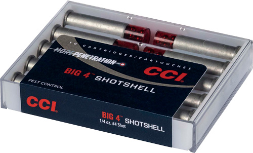 CCI 9MM LUGER SHOTSHELLS 53GR #4 SHOT 10RD 20BX/CS - for sale