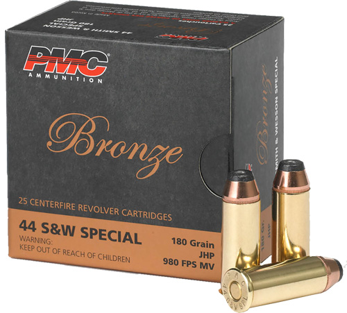 PMC 44 S&W SPECIAL 180GR JHP 25RD 20BX/CS - for sale