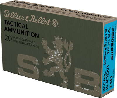 S&B SUBSONIC 300 AAC 200GR FMJ 20RD 50BX/CS - for sale
