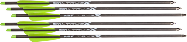 BEAR-X TRUEX CROSSBOW BOLTS 20" CARBON 6PK - for sale