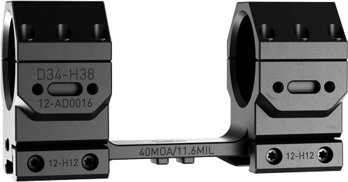 AUDERE SCOPE MOUNT ADVERSUS 34MM HIGH 40MOA BLACK - for sale