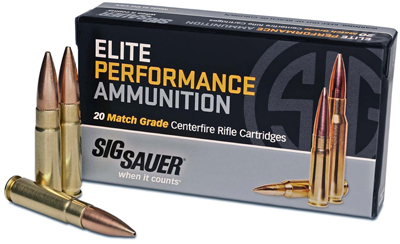 SIG 308 WINCHESTER 175GR OTM 20RD 10BX/CS - for sale