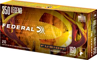 FEDERAL FUSION 350 LEGEND 160GR FUSION 20RD 10BX/CS - for sale