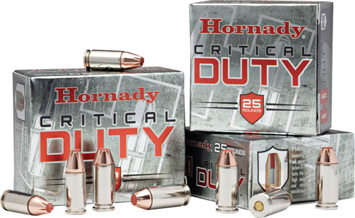 HORNADY CRITICAL DUTY 9MM LUGER +P 124GR 25RD 10BX/CS - for sale