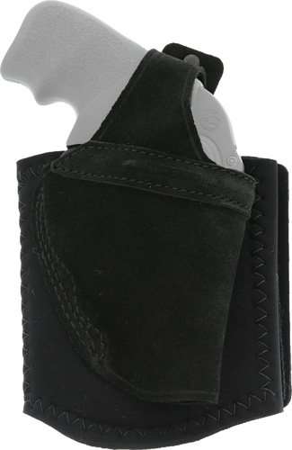 GALCO ANKLE LITE HOLSTER RH LEATHER RUGER LCR 2" BLACK< - for sale
