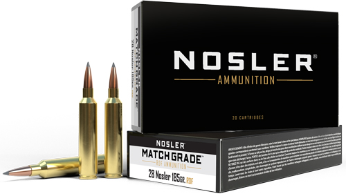 NOSLER 28NOS 185GR RDF HPBT 20/200 - for sale