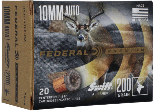 FEDERAL 10MM 200GR A-FRAME JHP 20RD 10BX/CS - for sale