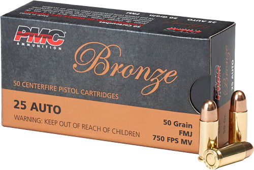 PMC 25 ACP 50GR FMJ-RN 50RD 20BX/CS - for sale