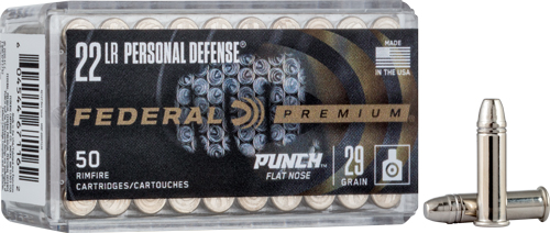 FEDERAL PUNCH 22LR 29GR FLAT NOSE 50RD 100BX/CS - for sale