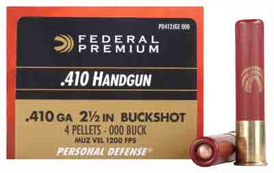 FEDERAL PREMIUM 410 2.5" 000 BUCK 4 PELLETS 20RD 10BX/CS - for sale