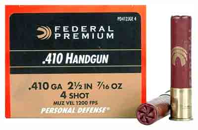 FEDERAL PREMIUM 410 2.5" #4 1200FPS 7/16OZ 20RD 10BX/CS - for sale