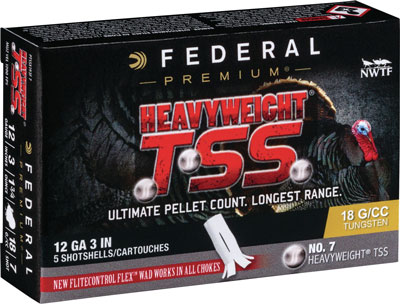 FEDERAL HEAVYWEIGHT TSS 12GA 3" 1 3/4OZ #7 5RD 10BX/CS - for sale