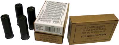 WINCHESTER MILITARY 12GA 2.75" 00 BUCK 9 PELLETS 5RD 50BX/CS - for sale