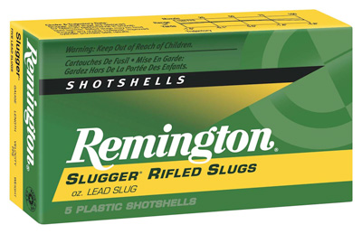 REMINGTON SLUGGER 12GA 3" 1OZ 1760FPS RIFLED SLG 5RD 50BX/CS - for sale