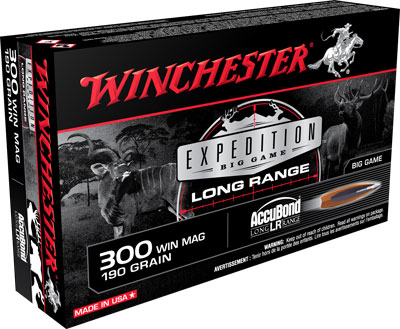 WINCHESTER EXPEDITION 300 WIN MAG 190GR ACCUBOND 20RD 10BX/C - for sale