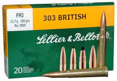 S&B 303BRITISH 180GR FMJ 20/400 - for sale