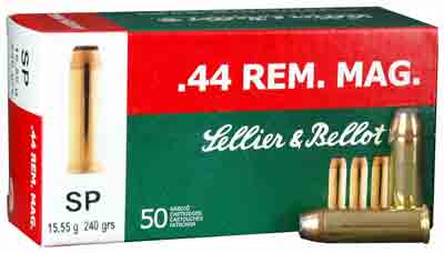 S&B 44REM MAG 240GR SP 50/600 - for sale