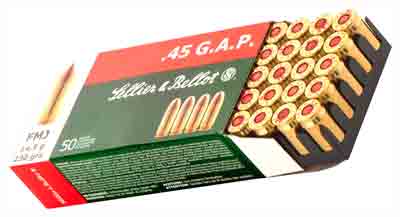 S&B 45 GAP 230GR FMJ-RN 50RD 20BX/CS - for sale