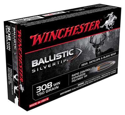 WINCHESTER SUPREME 308 150GR BALL SILVER TIP 20RD 10BX/CS - for sale