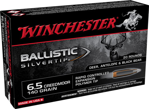 WINCHESTER SUPREME 6.5CM 140GR BALL SILVER TIP 20RD 10BX/CS - for sale