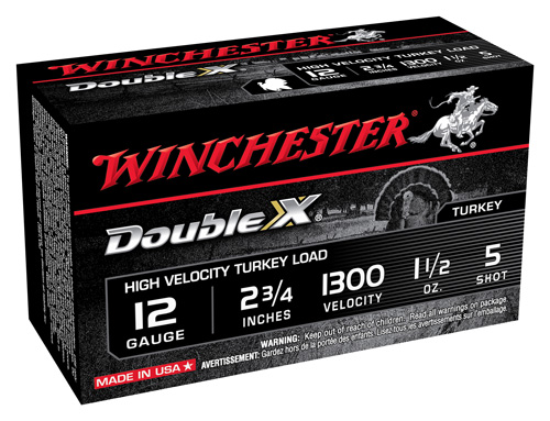 WINCHESTER DOUBLE-X 12GA 2.75" 1-1/20Z #5 10RD 10BX/CS - for sale