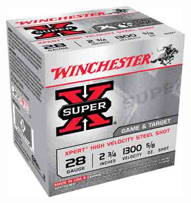 WINCHESTER XPERT STEEL 28GA 2.75" 5/8OZ #6 25RD 10BX/CS - for sale