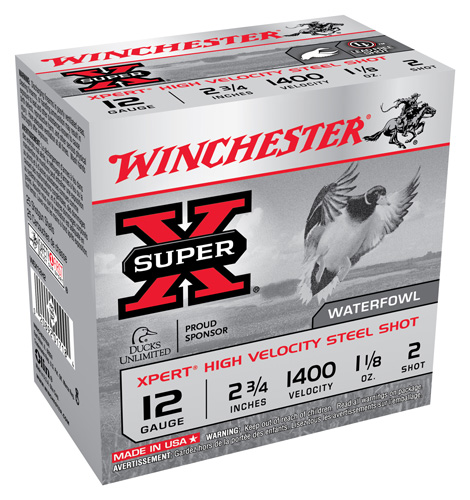 WINCHESTER XPERT 12GA 1400F #2 25RD 10BX/CS 2.75" STEEL 1-1/8 - for sale