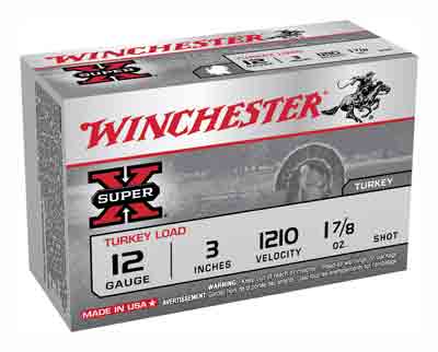 WINCHESTER SUPER-X TRKY 12GA 5 10RD 10BX/CS 3" 1210FP 1-7/8OZ - for sale