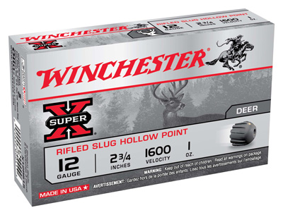 WINCHESTER SUPER-X 12GA 2.75" 1OZ RIFLED SLUG 5RD 50BX/CS - for sale
