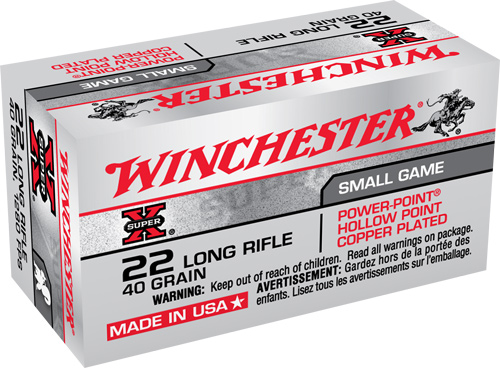 WINCHESTER 22LR 40GR LEAD HP 222RD 10BX/CS CASE LOT - for sale