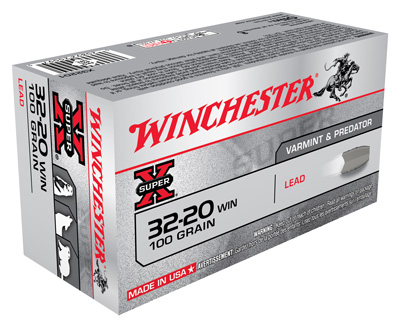 WINCHESTER SUPER-X 32-20 WIN 100GR LEAD-FP 50RD 10BX/CS - for sale