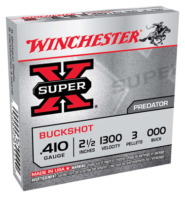 WINCHESTER SUPER-X 410 2.5" 1300FP 000BK 3PLTS 5RD 50BX/CS - for sale