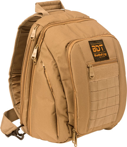 BULLDOG BDT SMALL SLING PACK W/MOLLE WEBBING TAN - for sale