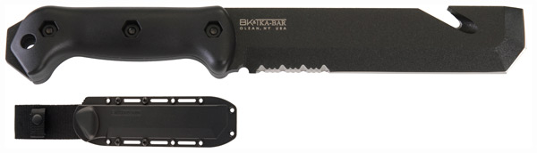 KA-BAR BECKER TAC TOOL 7" SERRATED W/PLASTIC SHEATH - for sale