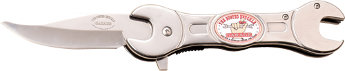 MC BUSTED KNUCKLE 3" DROP POINT STAINLESS/STAINLESS< - for sale