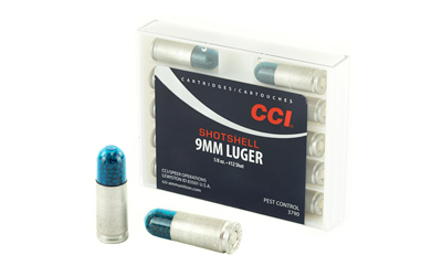 CCI SHOTSHELL 9MM LUGER 53GR #12 SHOT 10RD 20BX/CS - for sale