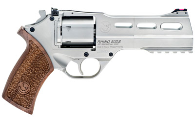 CHIAPPA RHINO 50SA 357MAG 5" ADJ. SIGHT NICKEL/WALNUT - for sale