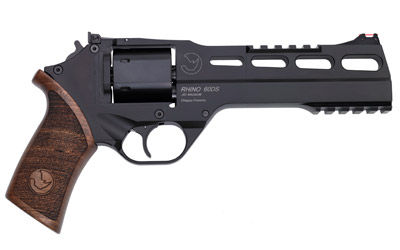 CHIAPPA RHINO 60SA 357MAG 6" ADJ. SIGHT BLACK/WALNUT - for sale