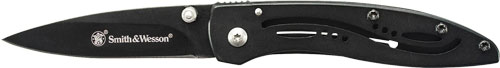 S&W KNIFE BLACK BLADE 3" BLADE - for sale