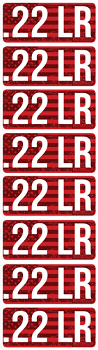 MTM AMMO CALIBER LABELS 22LR 8-PACK - for sale