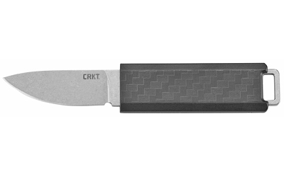 CRKT SCRIBE 1.74" PLAIN EDGE FIXED BLADE W/COVER CAP BLACK - for sale