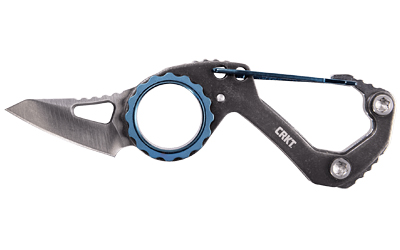 CRKT COMPANO SHEEPSFOOT 1.44" CARABINER BLACK/SS FOLDER - for sale