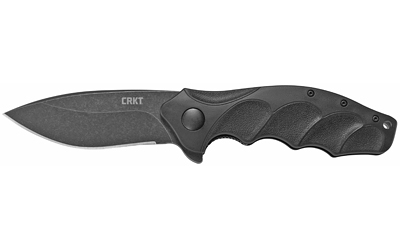 CRKT FORESIGHT 3.53" PLAIN EDGE ASSISTED OPEN BLACK/BLACK - for sale